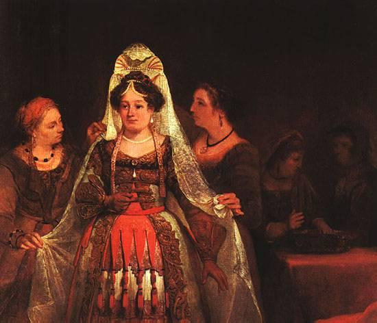 GELDER, Aert de The Jewish Bride (Esther Bedecked)  sdg